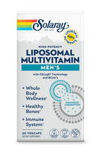 Load image into Gallery viewer, Solaray Liposomal Multivitamin Men's 60ct
