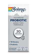 Load image into Gallery viewer, Solaray Mycrobiome Probiotic Adult 50 , 30 Billion, 18 Strain Once Daily