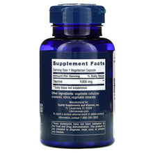 Load image into Gallery viewer, Life Extension, Taurine, 1,000 mg, 90 Vegetarian Capsules