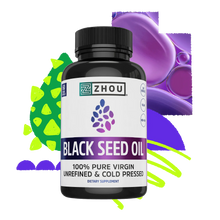 Load image into Gallery viewer, ZHOU Nutrition Black Seed oil softgels
