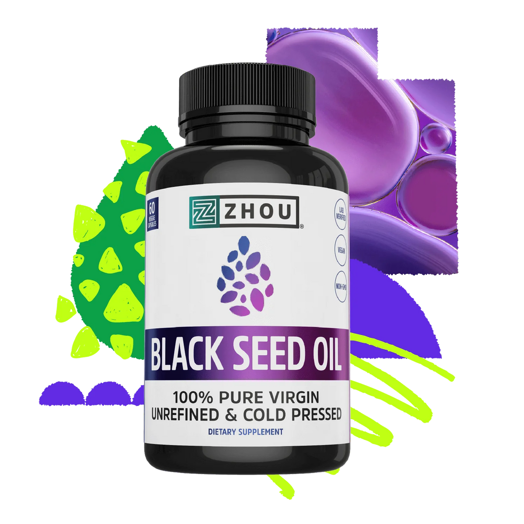 ZHOU Nutrition Black Seed oil softgels