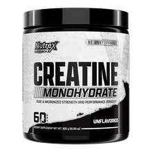 Load image into Gallery viewer, Nutrex CREATINE MONOHYDRATE PURE AND MICRONIZED STRENGTH AND PERFORMANCE POWDER 300 Grams