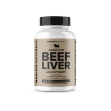 Load image into Gallery viewer, Maxlife Naturals Grass-Fed Beef Liver 120 caps
