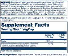 Load image into Gallery viewer, Solaray Extended Release Melatonin w/Glycine