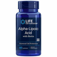 Load image into Gallery viewer, Alpha-Lipoic Acid with Biotin 60 capsules