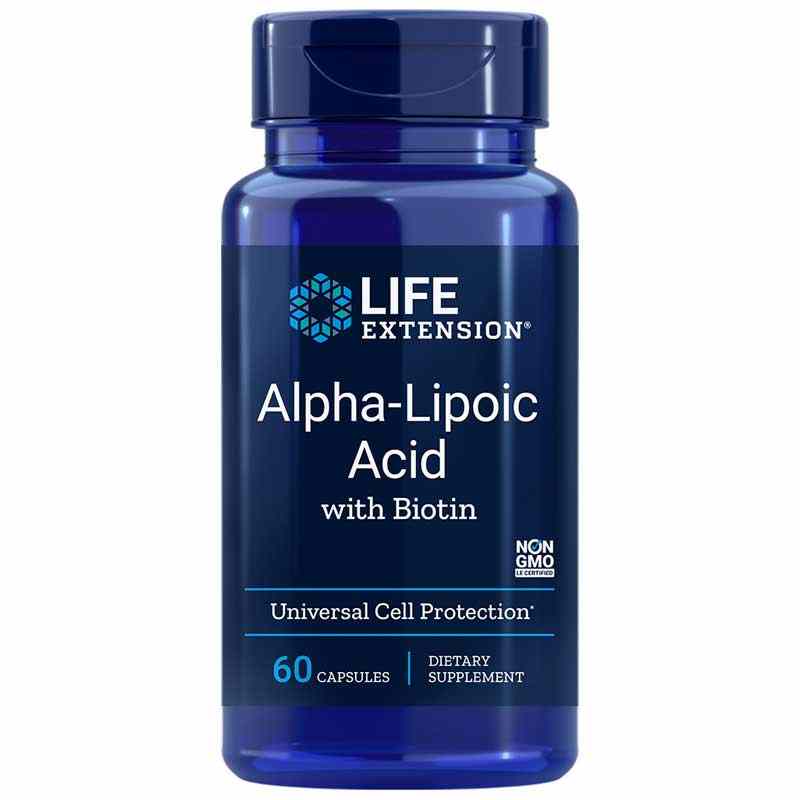 Alpha-Lipoic Acid with Biotin 60 capsules