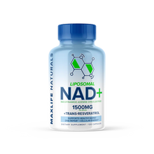 Load image into Gallery viewer, Maxlife Naturals Liposomal NAD+ Trans-Resveratrol 1500mg - 120 Capsules