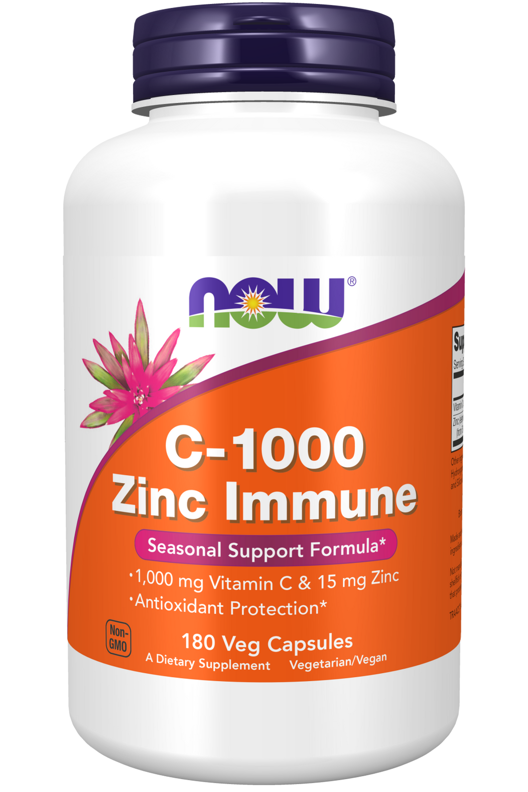 Now Foods C-1000 Zinc Immune - 180 Veg Capsules