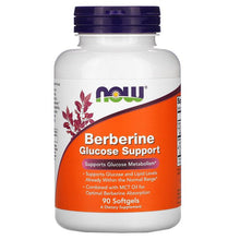 Load image into Gallery viewer, Now Foods, Berberine Glucose Support, 90 Softgels
