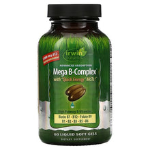 Load image into Gallery viewer, Irwins Natural Advanced Absorption Mega B-Complex