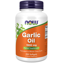Load image into Gallery viewer, Now Foods Garlic Oil 1500 mg - 250 Softgels