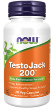 Load image into Gallery viewer, Now Foods TestoJack 200™ Extra Strength - 60 Veg Capsules