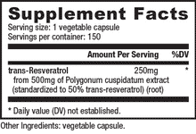 Load image into Gallery viewer, Nutrabio Trans-Resveratrol (250mg) 150 Vegetable Capsules