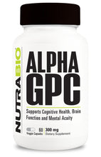 Load image into Gallery viewer, Nutrabio ALPHA GPC 60 capsules