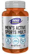 Load image into Gallery viewer, Now Foods Men's Active Sports Multi Softgels 90 ct