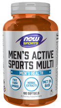 Load image into Gallery viewer, Now Foods Men's Active Sports Multi Softgels 180 ct