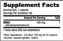 Load image into Gallery viewer, Nutrabio DHEA 100mg 60 Capsules