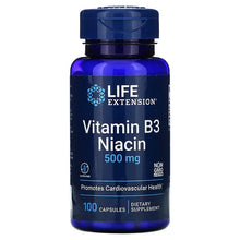 Load image into Gallery viewer, Life Extension, Vitamin B3 Niacin, 500 mg, 100 Capsule