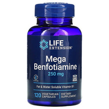 Load image into Gallery viewer, Life Extension, Mega Benfotiamine, 250 mg, 120 Vegetarian Capsules