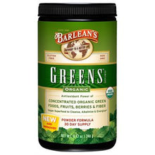 Load image into Gallery viewer, Barlean's Greens Powder Organic 8.46oz