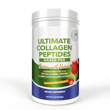 Load image into Gallery viewer, GEB Ultimate Collagen Peptides – Grass Fed – Frozen Strawberry Margarita 30 serves
