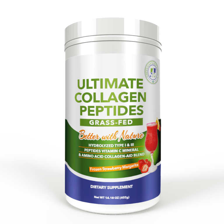 GEB Ultimate Collagen Peptides – Grass Fed – Frozen Strawberry Margarita 30 serves