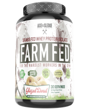Load image into Gallery viewer, Axe & Sledge FARM FED PROTEIN // GRASS-FED WHEY PROTEIN ISOLATE