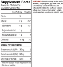 Load image into Gallery viewer, Barlean's Fish Oil Fresh Catch Softgels Orange Flavor 250ct