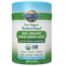 Load image into Gallery viewer, Garden of life RAW Organic Perfect Food 100% Organic Wheat Grass Juice