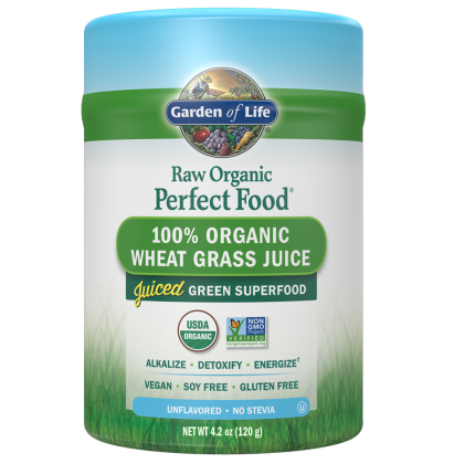 Garden of life RAW Organic Perfect Food 100% Organic Wheat Grass Juice
