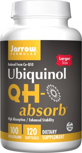Jarrow Ubiquinol QH-Absorb 120 softgel 100 mg