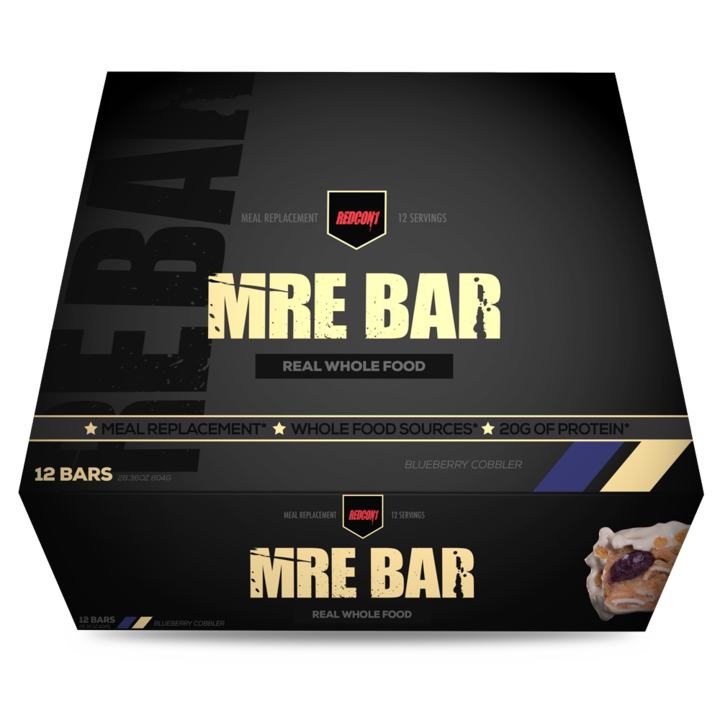 REDCON 1 MRE BAR - MEAL REPLACEMENT BAR (1 BOX / 12 BARS)