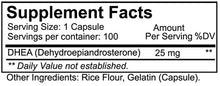 Load image into Gallery viewer, NutraKey DHEA 25 mg 100 caps