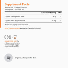 Load image into Gallery viewer, Physicians Choice 1950mg Organic Ashwagandha -Anxiety & Stress Support