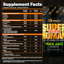 Load image into Gallery viewer, SUPERHUMAN® BURN - 2 IN 1 FAT BURNING PRE WORKOUT