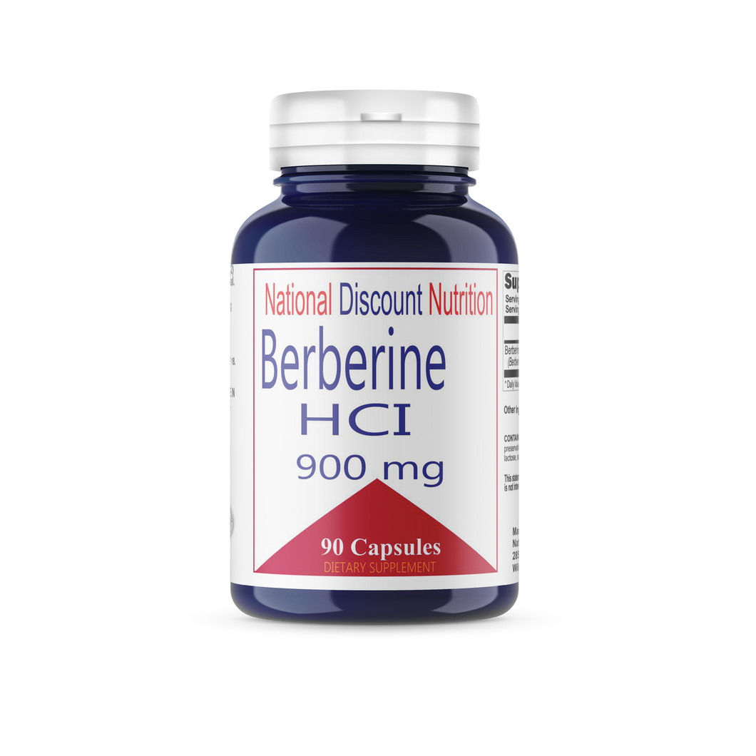 Berberine 900 mg 90 capsules Pack of 3 bottles
