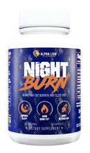 Load image into Gallery viewer, Alpha Lion NIGHT BURN Night-time Sleep Aid & Fat Burner