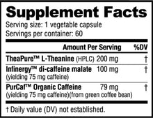 Load image into Gallery viewer, Nutrabio CaffPlus 60 Vegetable Capsules