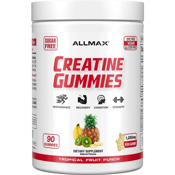 ALLMAX Creatine Gummies: The Delicious, Convenient Way to Boost Strength & Recovery