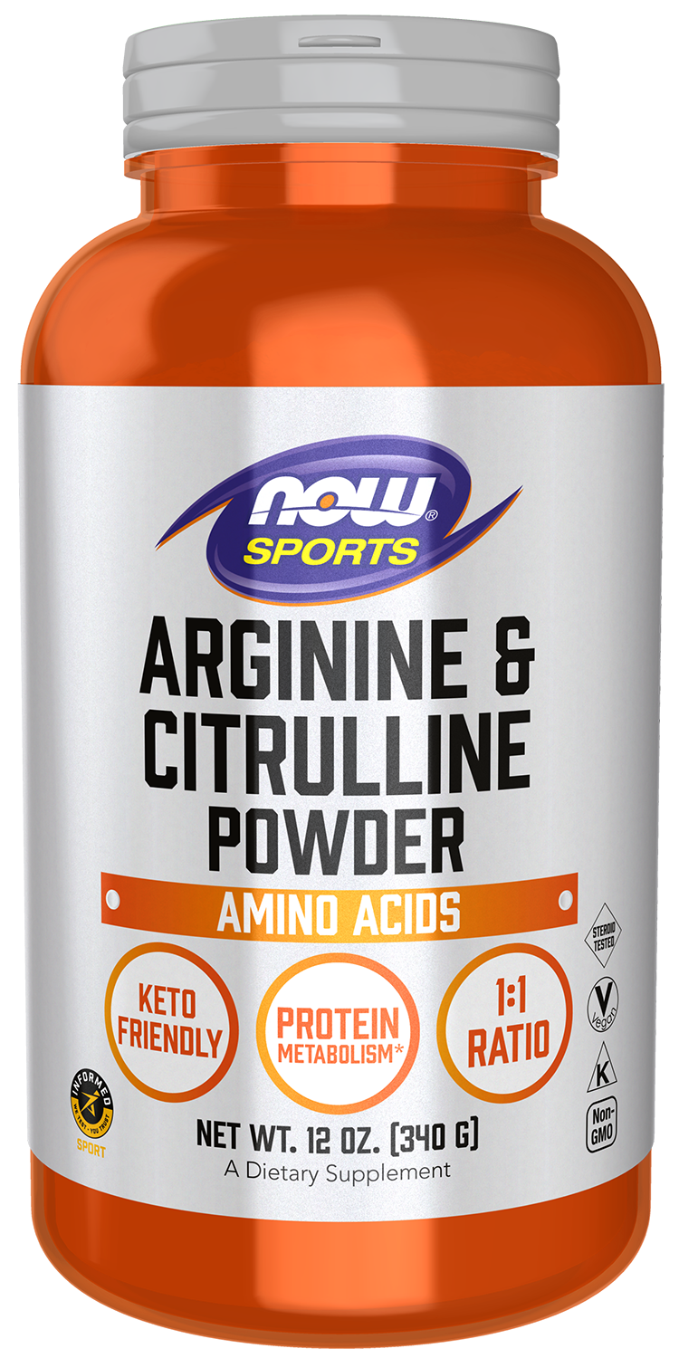 Now Foods Arginine & Citrulline Powder - 12 oz.