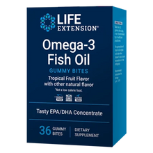 Load image into Gallery viewer, Life Extension Omega-3 Fish Oil Gummy Bites
