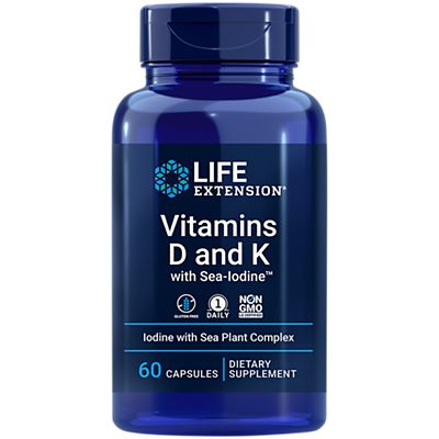 Life Extension Vitamin D3 with Sea-Iodine™