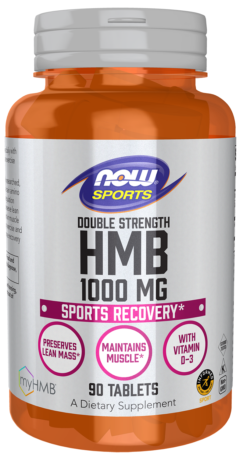 Now Foods HMB, Double Strength 1000 mg - 90 Tablets