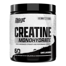 Load image into Gallery viewer, Nutrex CREATINE MONOHYDRATE PURE AND MICRONIZED STRENGTH AND PERFORMANCE POWDER 300 Grams
