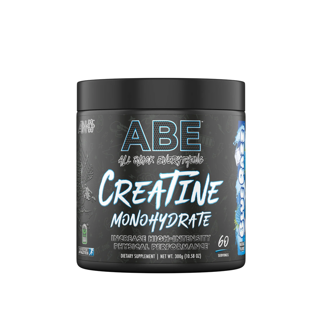 ABE Blue Razz Flavored Creatine Monohydrate 300g (10.58oz) - 60 Servings