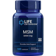 Load image into Gallery viewer, LifeExtension MSM - 1000 mg, 100 capsules
