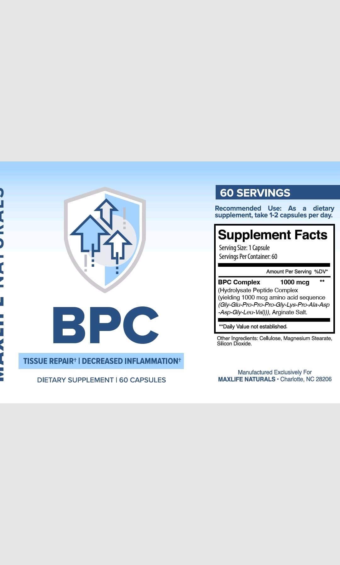maxlife naturals bpc 157 Maxlife Naturals main image 0