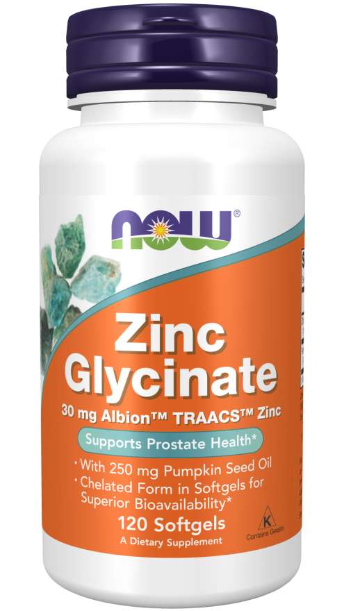 Now Foods Zinc Glycinate Softgels 120ct