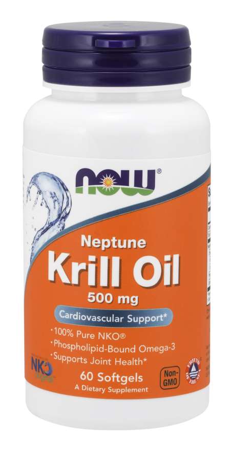 Now Foods Neptune Krill Oil 500 mg  60 ct Softgels