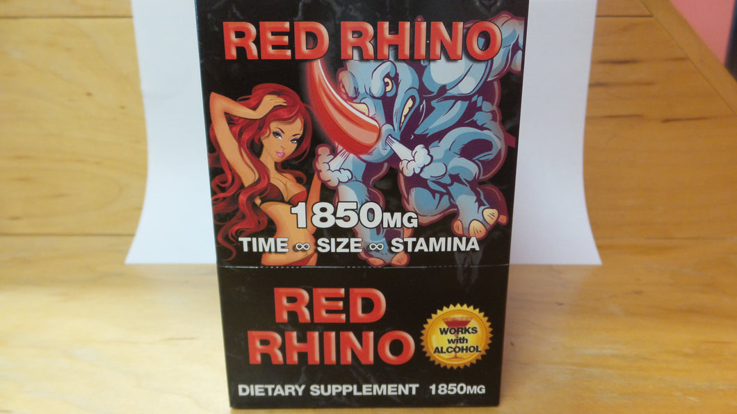Red Rhino Sexual Performance Enhancer Case of 24 capsules